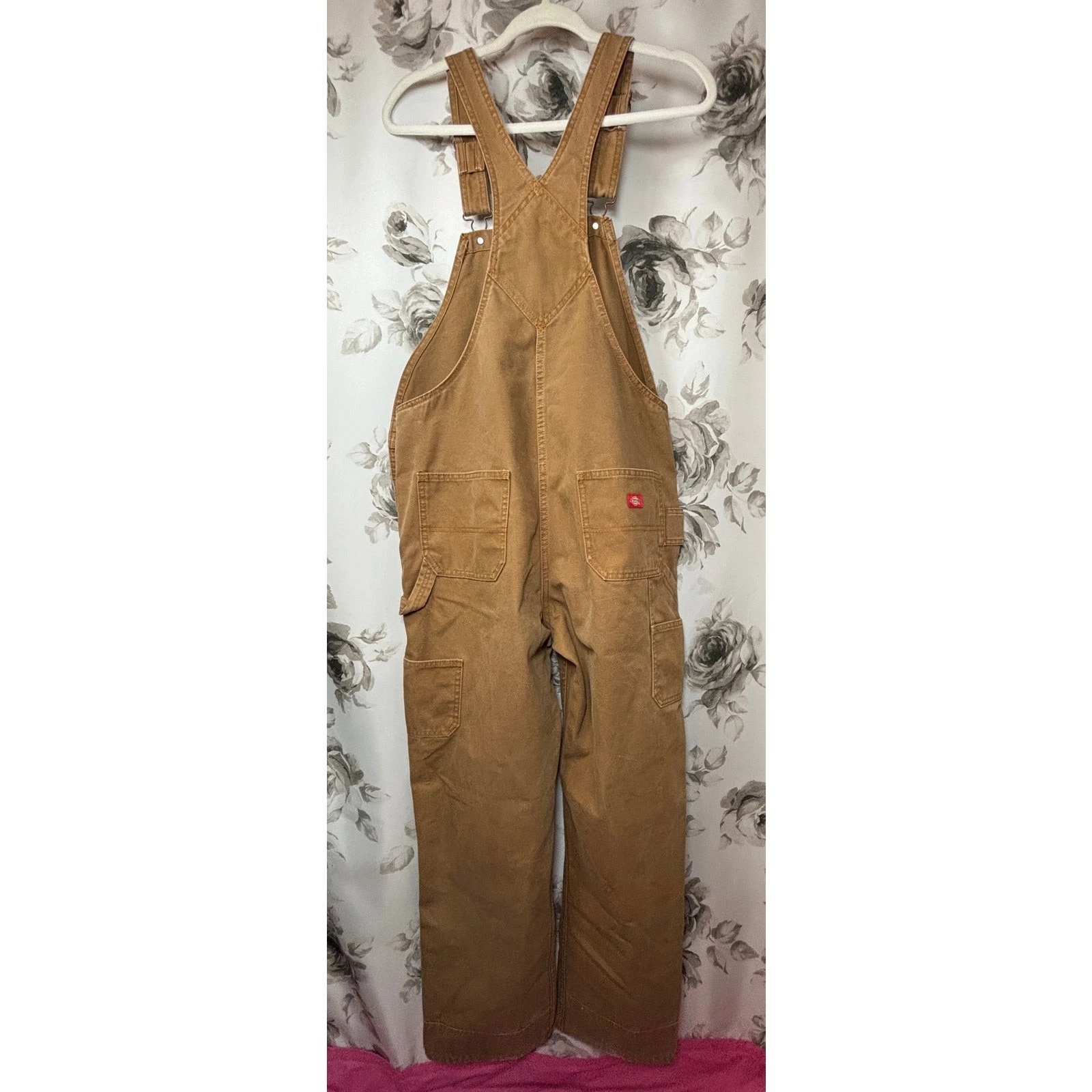 Dickies Canvas Bib Overalls size M image 2