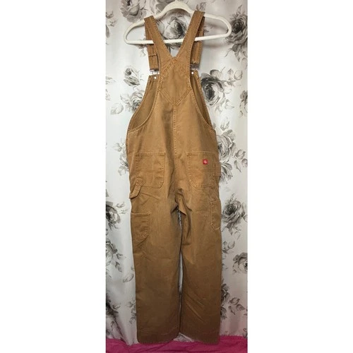 Dickies Canvas Bib Overalls size M image 2
