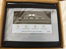 Sheex Active Comfort Performance Cooling 4 Piece Sheet Set Queen, Blue Sky