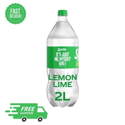 Sprite Lemon-Lime Caffeine Free Soda Pop Bottle, 2 Liters````