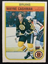 1982-83 O-Pee-Chee #8 Wayne Cashman Bruins