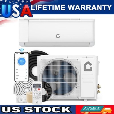 9000BTU 24 SEER2 Mini Split Ductless Air Conditioner Heat Pump Inverter A/C 230V