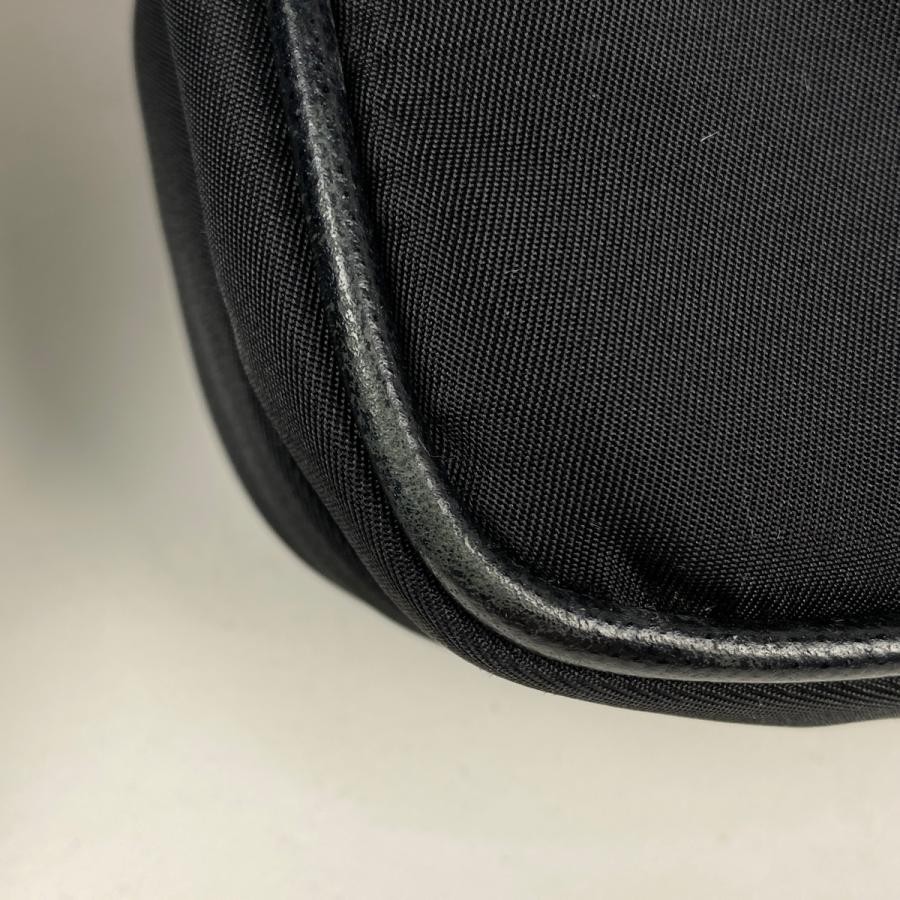 PRADA VA953M Plate Shoulder Bag Nylon Black #BS1527 thumbnail 3