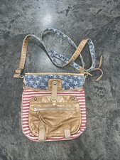 American Flag Patriotic Purse, Stars And Stripes. Zippered Compartments