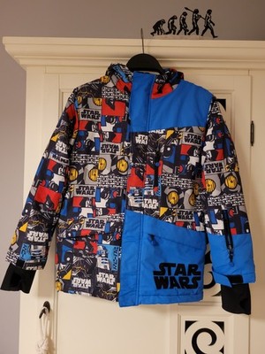 neuw Coolclub Star Wars Disney Winterjacke Gr. 140 134 146 warm Neupreis69,99EUR