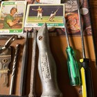 Junk Drawer Lot. Armstrong Utility Knife, Amethyst, Cards, Dice, Coin, Tool, USA — photo 10
