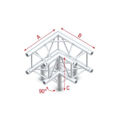 Milos Pro-30 Square P Truss   Ecke 3-Wege Party Disco Show Event Bühne DJ