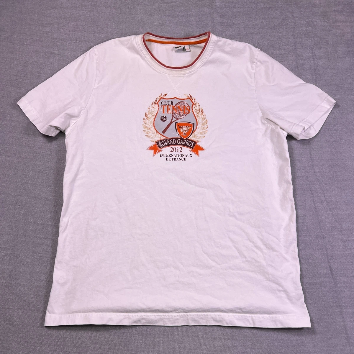 【希少】ROLAND GARROS PARIS 2012年版公式レアTシャツL Roland T-Shirts for Men for sale - eBay