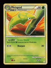Metapod 46/123 Uncommon Tomokazu Komiya HeartGold & SoulSilver Pokemon Cards on eBay