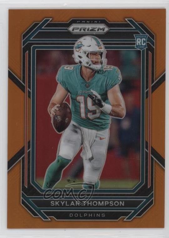 2022 Panini Prizm Rookies Orange Prizm 162/249 Skylar Thompson #354 2h5