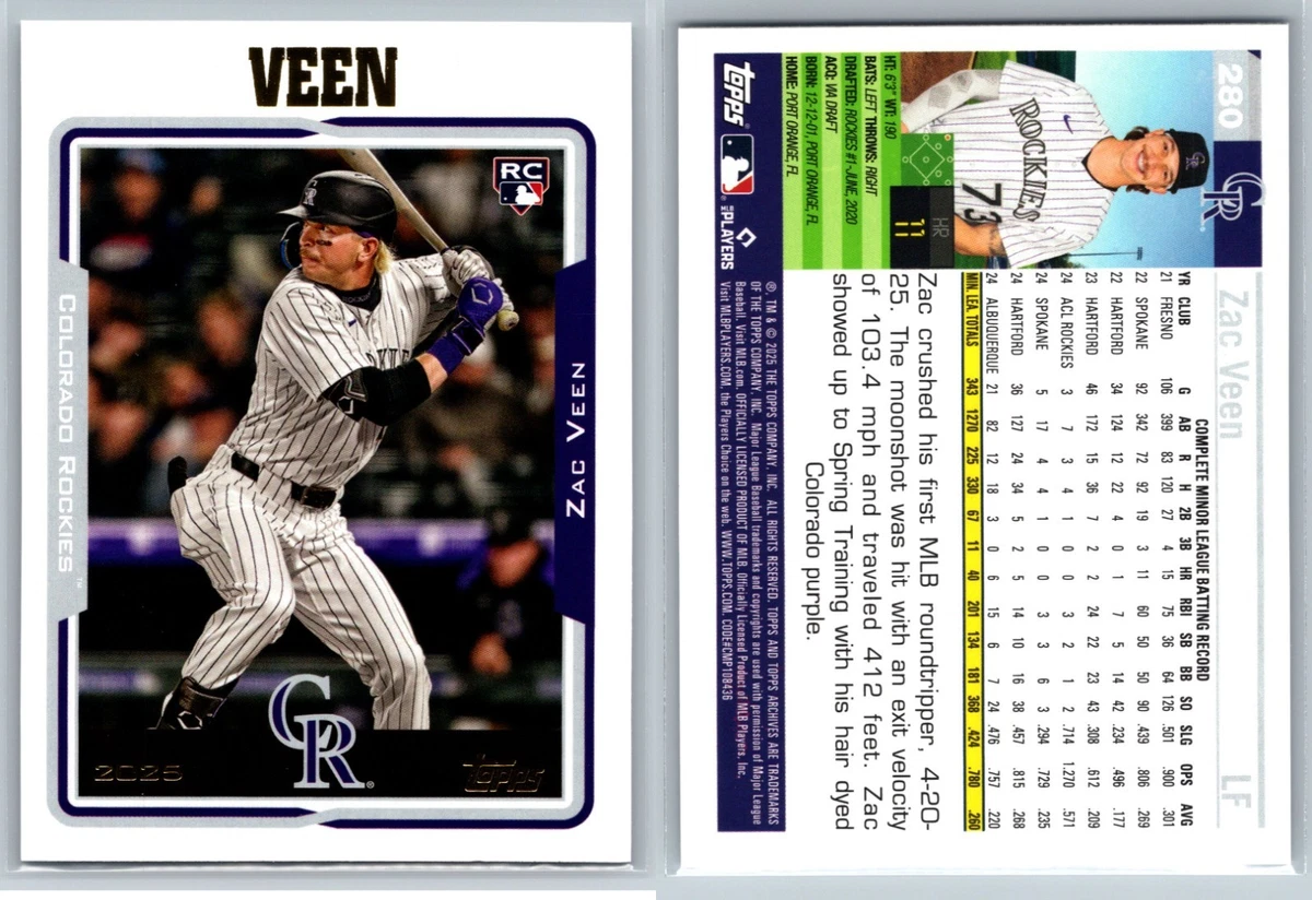 Zac Veen Trading Cards for sale | eBay