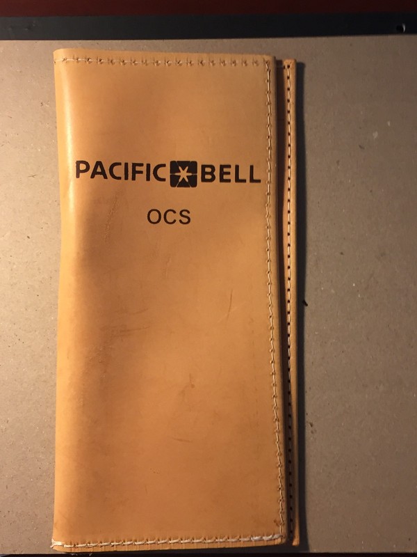 Telephone Company Pacific Bell Service Order Wallet