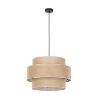 HäNgelampe HäNgeleuchte Boho Jute E27 D: 50 Cm Rund H: Max. 160 Cm Wohnzimmer