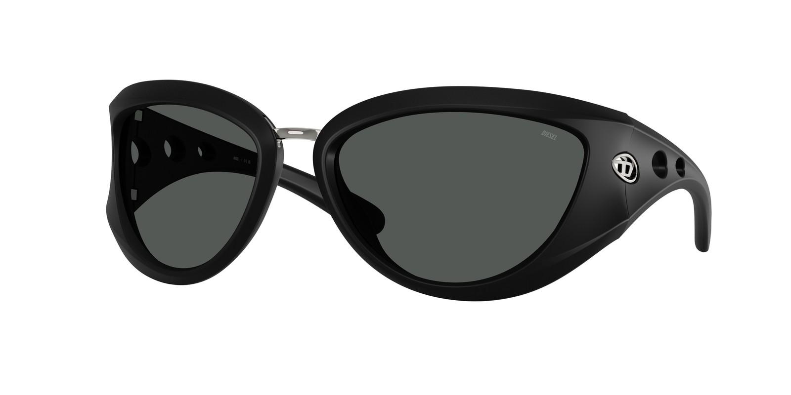 Sonnenbrille DL3007U 200287 Schwarz Grau Herren Damen 29990₽