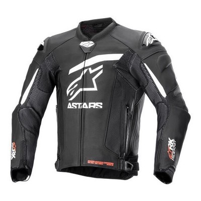Alpinestars 4026-2159-50 GP Plus R V4 Rideknit Leather Jacket 40 Black/White