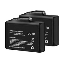 2PCS 3000mAh 7.4V Battery, Batteries for Heated Gloves, Rechargeable Lithium ...