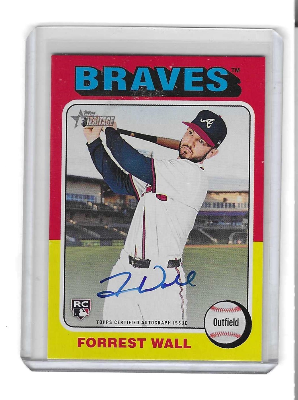 2024 Topps Heritage High Number - Real One Auto #ROA-FW Forrest Wall (RC)