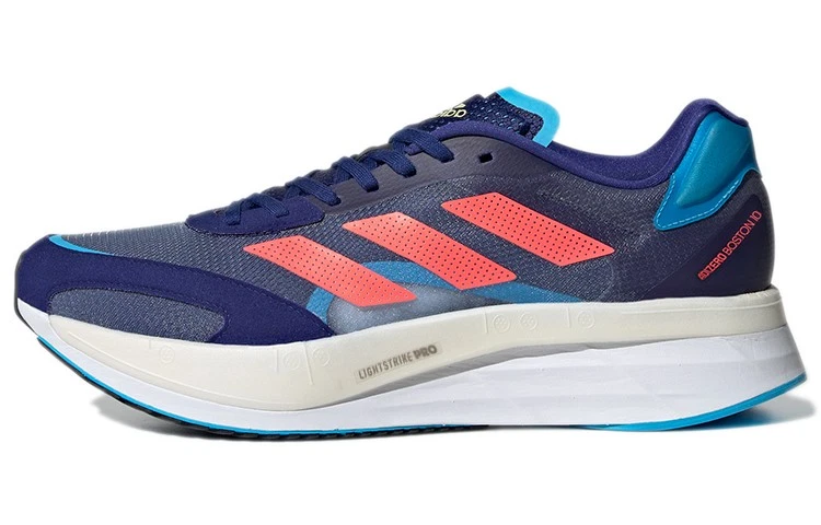 Adidas Adizero Boston 10 M Indigo Blue Turbo for sale | eBay