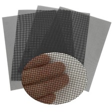 4 PCS Wire Mesh Sheet 16 Mesh Woven PVC Coated Galvanized 8x12 Inch 30x21cm