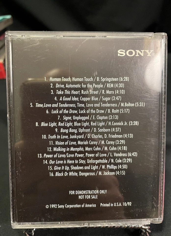 Michael Jackson Clapton REM Minidisc Sony Minidisc Sampler RARE Fast Shipping 📬 - Image 2 of 3