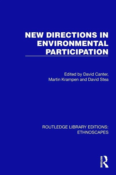 New Directions In Environmental Participation David Canter (U. A.) Taschenbuch-image