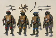 NECA Teenage Mutant Ninja Turtles Lot Of 4 - Raphael Leonardo Loose Figures