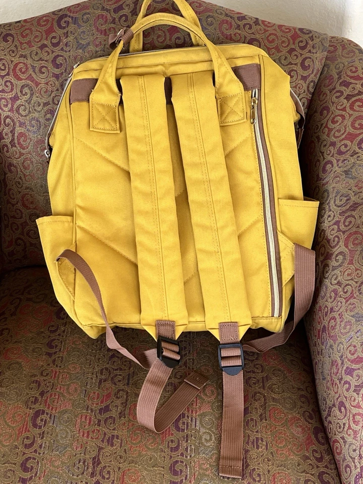 Mochila ANELLO amarilla Foto 3 de 4