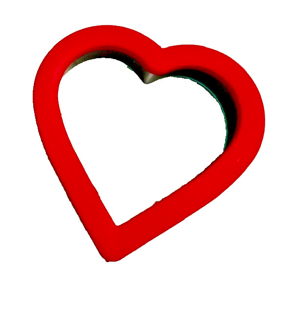 Heart shaped 4" Comfort Grip Cookie Cutter by Wilton Valentine's Day /Wedding