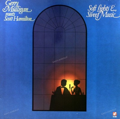 Gerry Mulligan Meets Scott Hamilton - Soft Lights & Sweet Music LP (VG) .