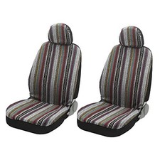 Baja Saddle Blanket Car Seat Covers Front Set with Headrest Cover Washable