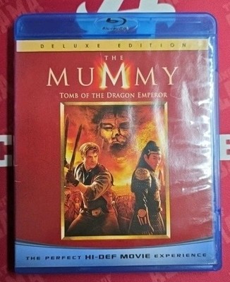 The Mummy Tomb of the Dragon Emperor Deluxe Edition Bluray Brenden Fraser Jet Li