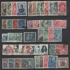 Portugal 1944 - 1948 Sc 638-649, 655-693 Used CV $92.20