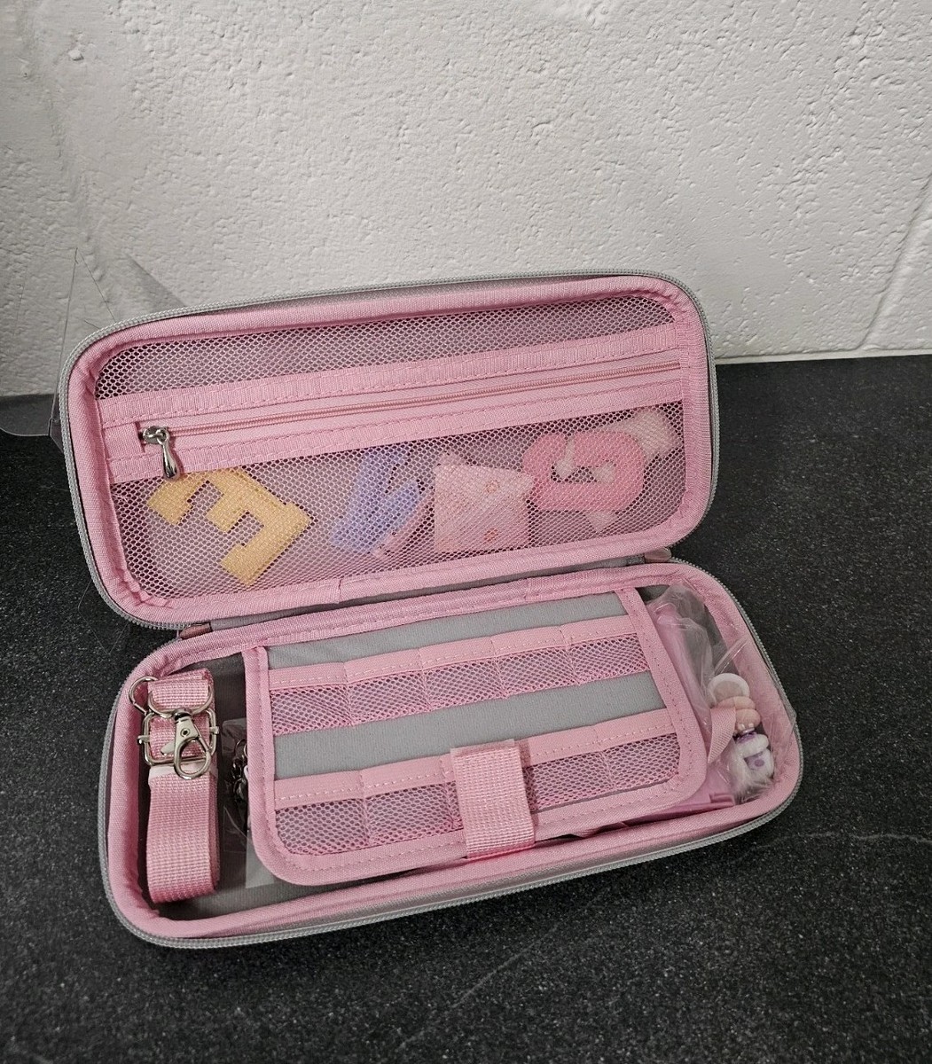 Pink innoAura Case for Nintendo Switch/Oled, 16 in Case With