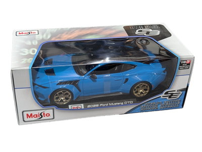 Maisto 1:18 2025 Ford Mustang GTD - Performance Blue - NEW IN BOX
