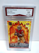 2021 Trey Lance Red Hot Rookies Panini-Donruss #RHR-TLA (RC) Gem Mint 10 graded