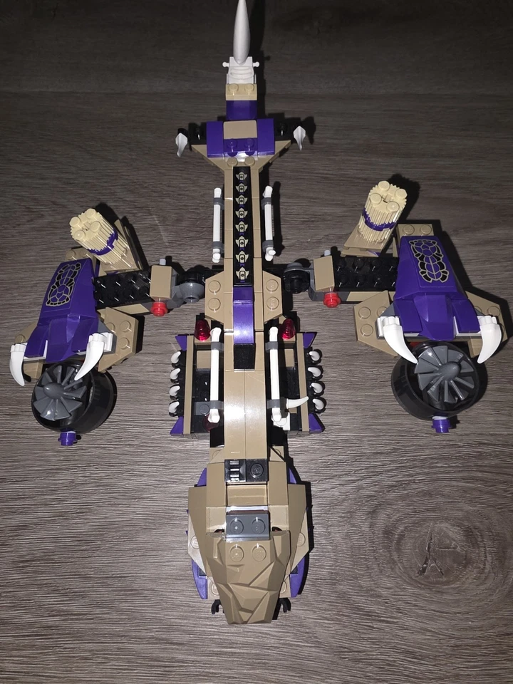 LEGO Ninjago Vehículo Helicóptero Serpiente Bronceado/Púrpura Preconstruido -... Foto 2 de 4