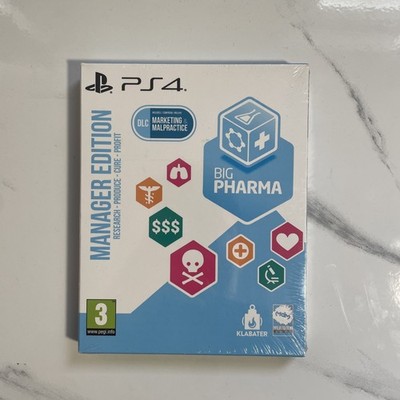 Big Pharma Manager Edition - PS4 Brandneu Sealed 