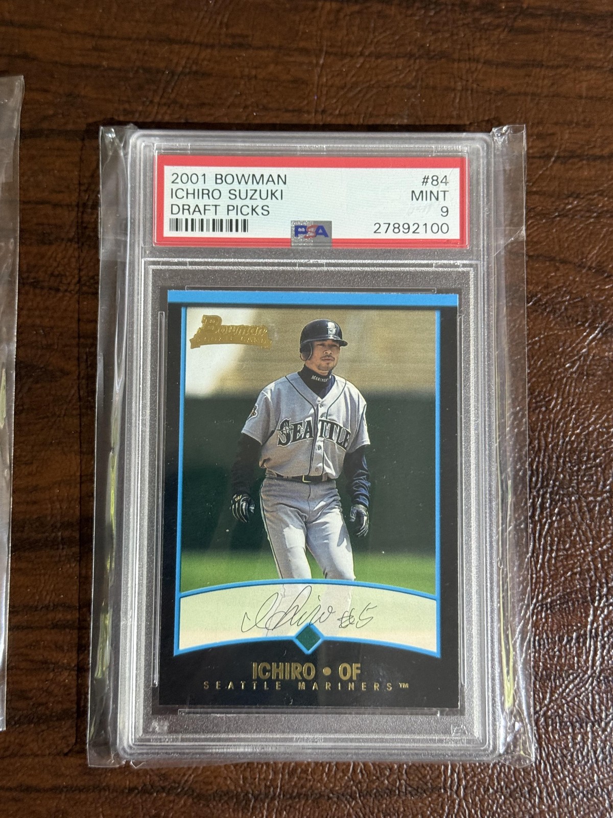 2001 BOWMAN Ichiro Suzuki Draft Picks #84 PSA 9