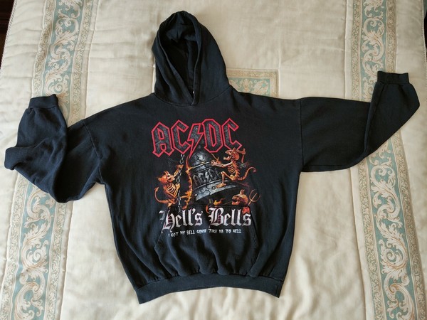 Sudadera capucha Vintage AC DC Hell's Bells