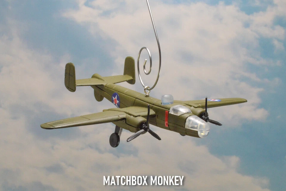 B-25 Liberator Jimmy Doolittle Raid Tokyo WWII Christmas Ornament Airplane USAF - Image 2 of 4