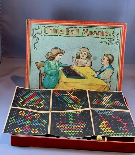 Vintage China Ball Mosaic Children’s Game by Spear Works, Bavaria, Germany - Picture 5 of 12