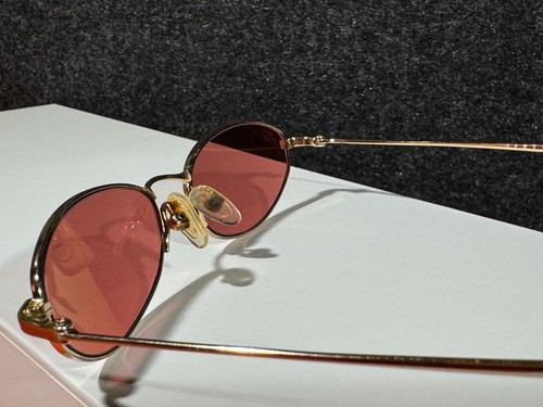Rare Vintage Serengeti 6774 Titanium Vermilon Drivers Sunglasses - Made in Japan