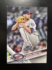 2017 Topps Update Vintage Stock #US204 Chris Heston #'d 95/99 Twins