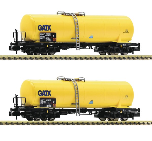 Spur N Fleischmann 825816 - 2-Tlg. Set: Kesselwagen, Gatx Neu Ovp-image