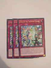 Yu-Gi-Oh 3x Lord of the Tachyon Galaxy MZTM-EN017 Rare NM