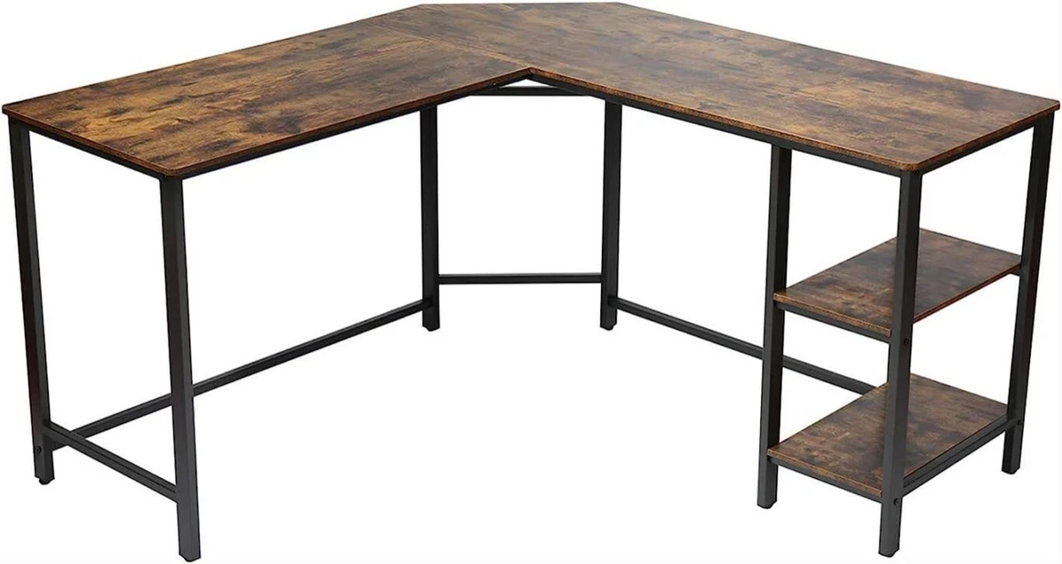 L shaped desk sale wide
