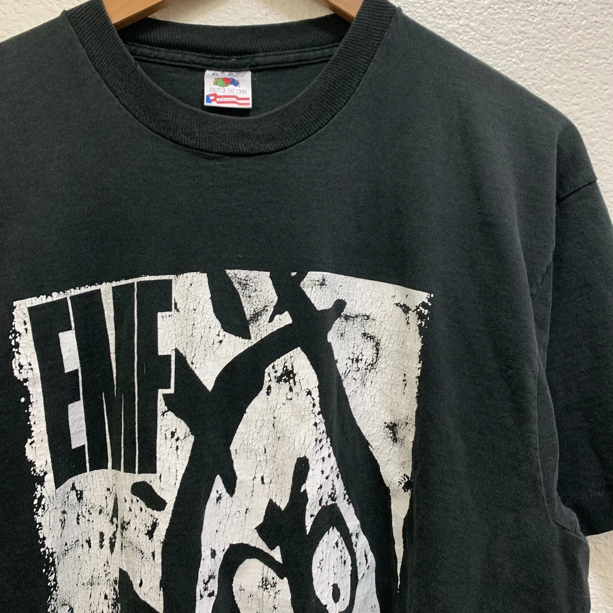 Vintage Emf 1991 Smoke The Banger Concert Tour Band Tee Shirt Rock 90s Face