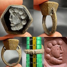 Unique  king Roman old stone unique stone wonderful Ring