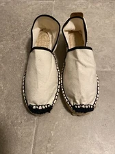 Toni Pons White Canvas Espadrilles Size 38 US 7