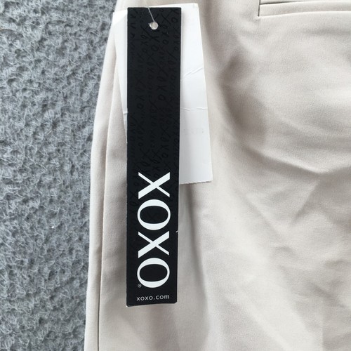 Xoxo Bootcut Trouser Dress Pants Womens 0 (Actual 29X32) Beige Low Rise Zip NEW - Picture 14 of 20
